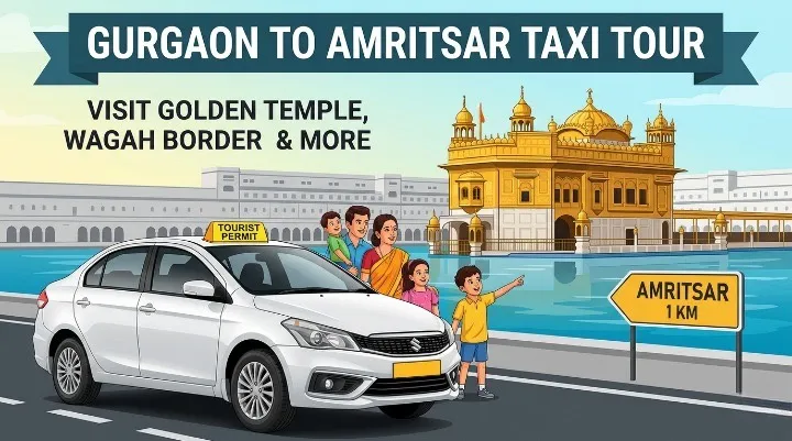 Amritsar Golden Temple Taxi Tour from Gurgaon