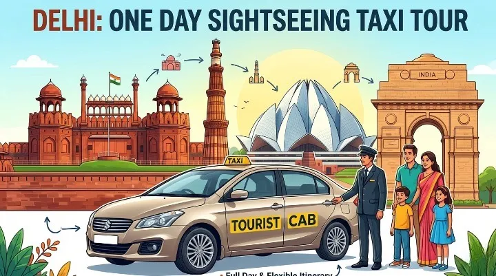 Delhi One Day Sightseeing Taxi Tour