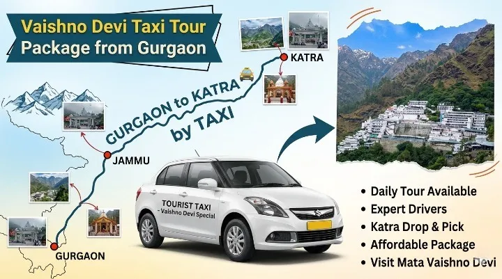 Vaishno Devi Taxi Tour Package from Gurgaon