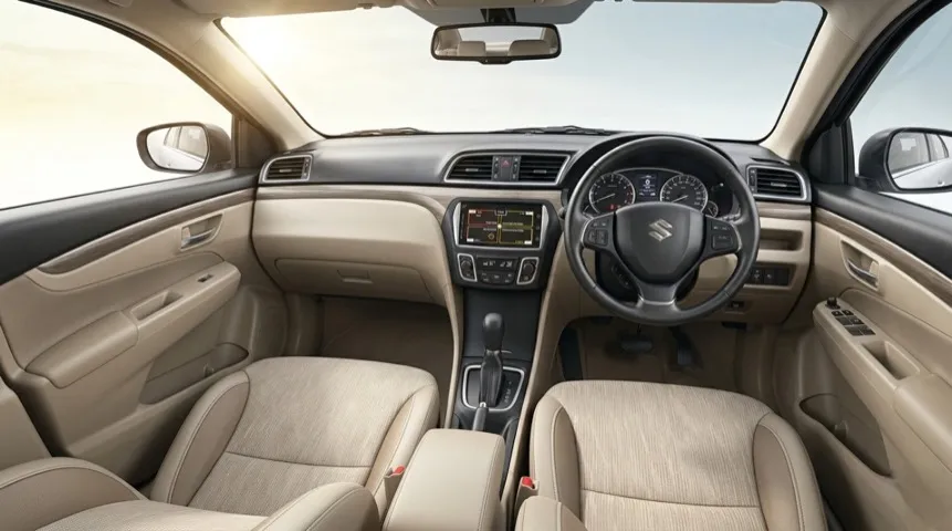 Maruti Suzuki Ciaz Interior – Premium & Comfortable